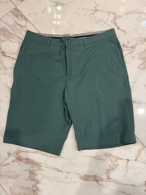 Adidas adiPure Men's Teal Flat Front Performance Shorts